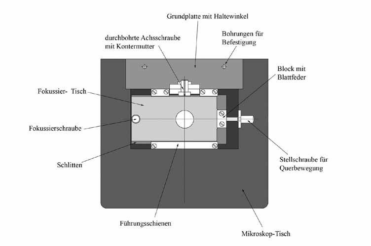 Draufsicht auf die Stereowippe